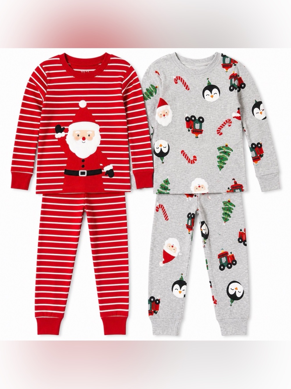 Carter’s Just One You 4pc Christmas Pajama Set Boys 2T Santa NWT
